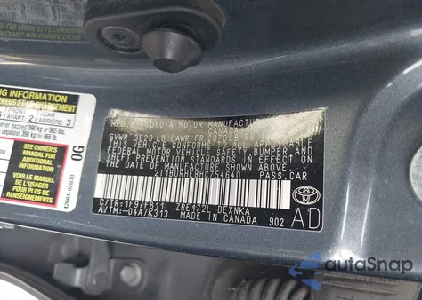 2017 Toyota Corolla Le from USA, damaged, VIN 2T1BURHE8HC754640